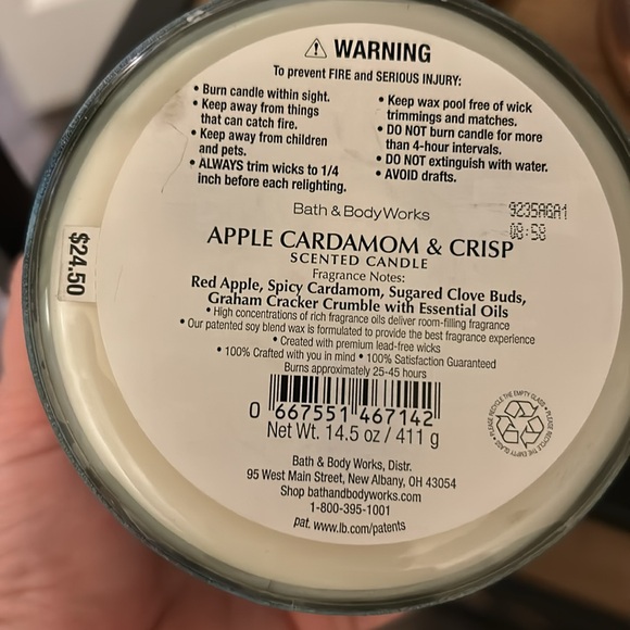 Bath & Body Works Collectors Edition “Grateful” Candle - Picture 4 of 6